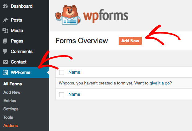 wordpress wp forms