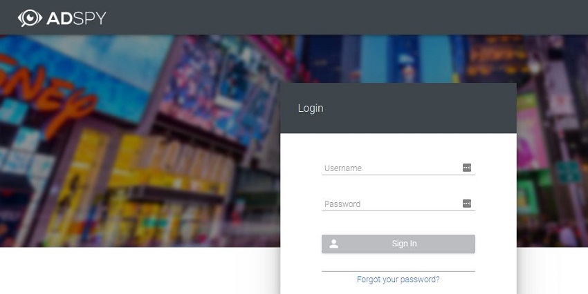 Adspy login