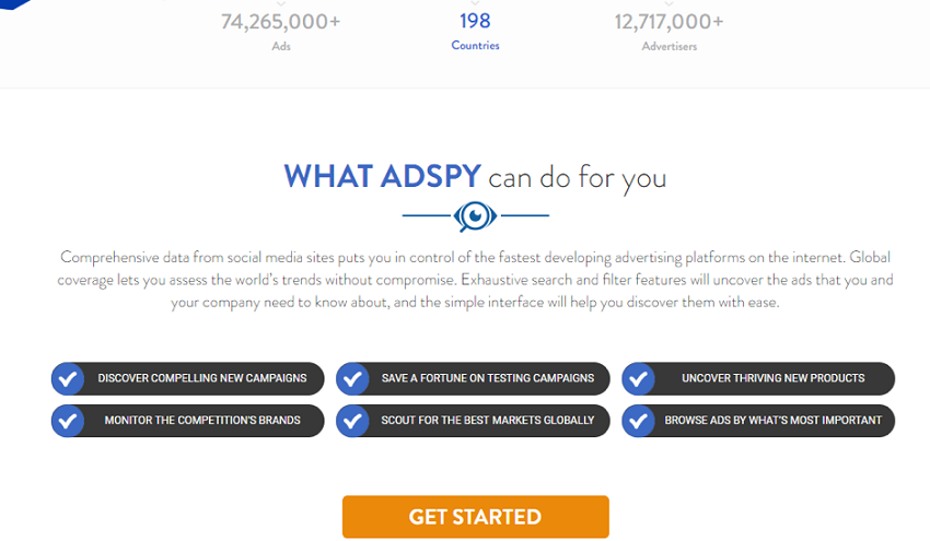 features of adspy