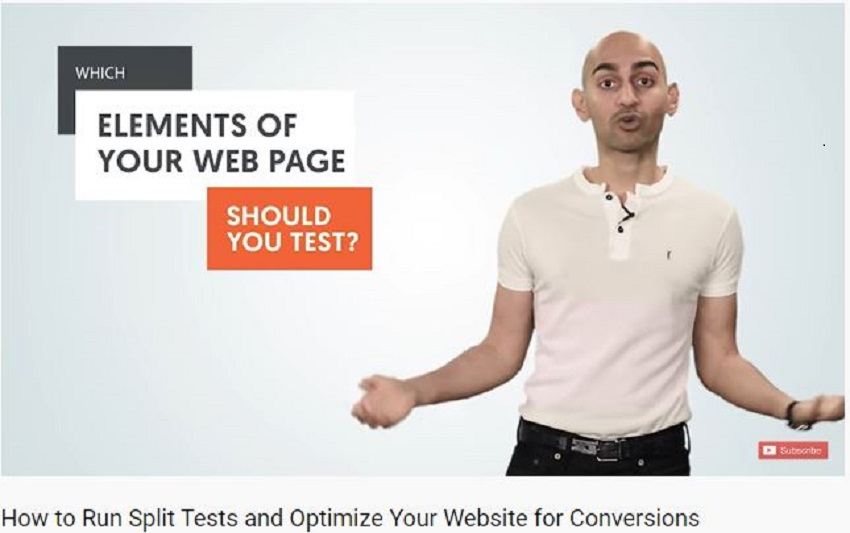 split test for website optimization