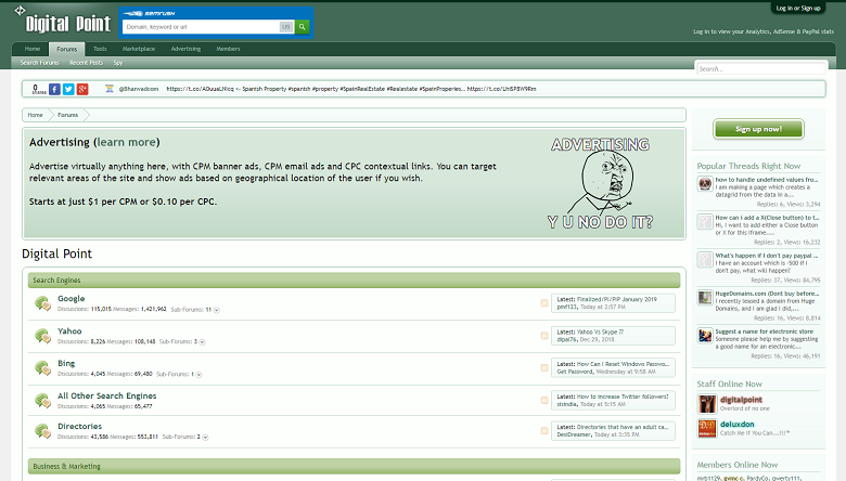 Digital Point - Affiliates forum