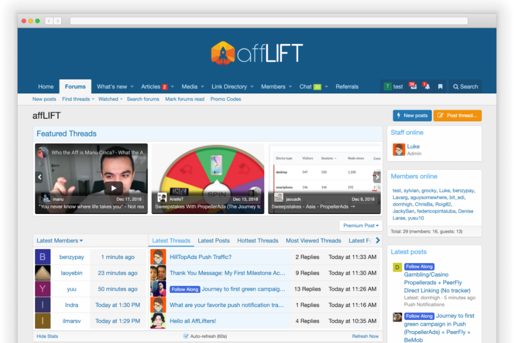 AffLift Forum