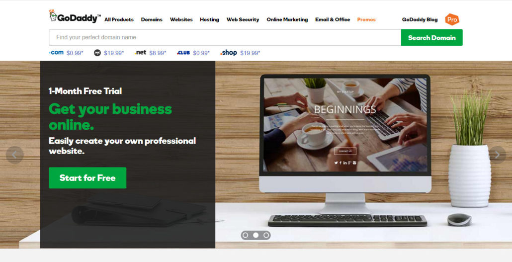 GoDaddy Website Builder Create A Free Website On This Platform