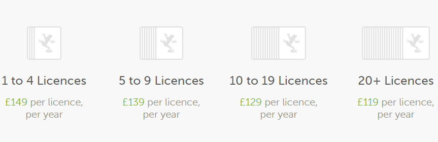 seo spider Licences pricing