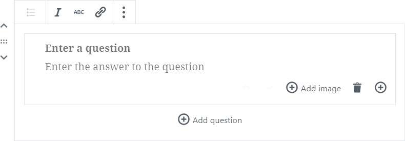 yoast FAQ appear Gutenberg