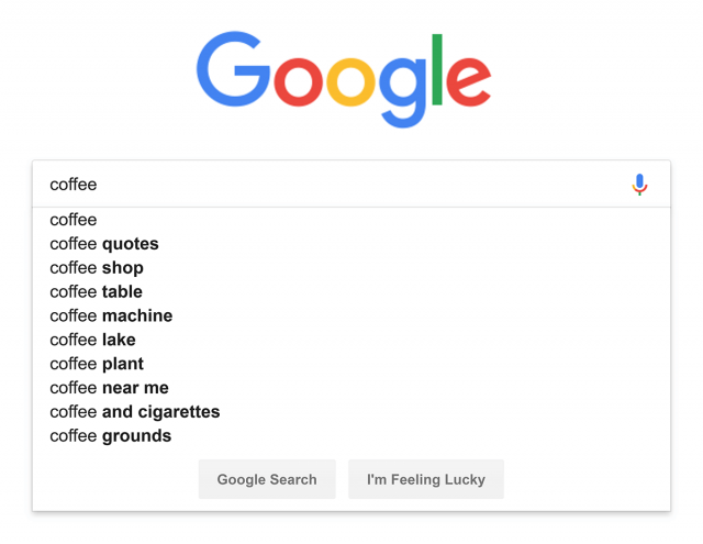 Google Autocomplete