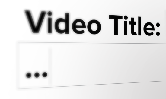 YouTube Video title