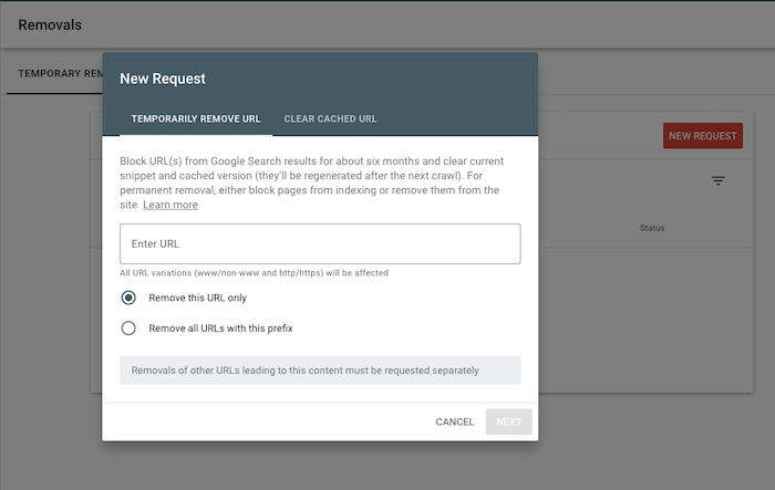 Remove Outdated Content With Google Search Console
