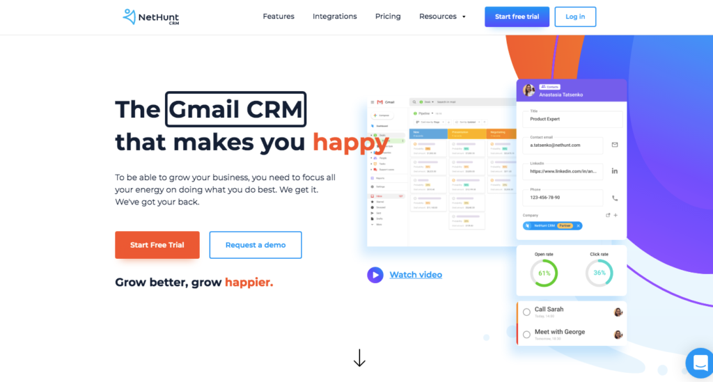 nethunt crm software