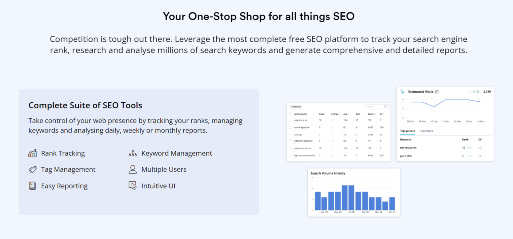 seobase rank tracking software