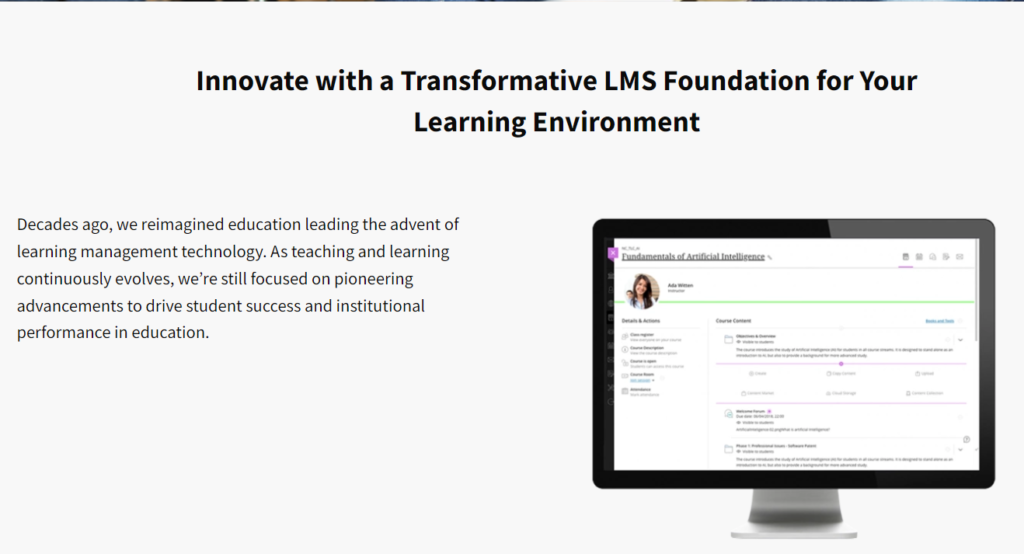 learning management software blackboard