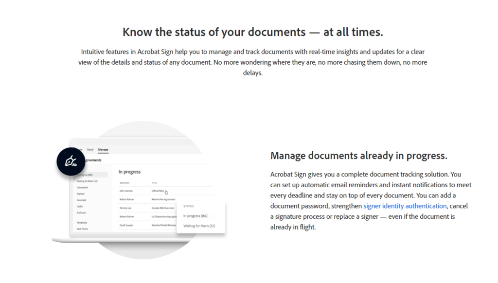 digital signature adobe acrobat sign