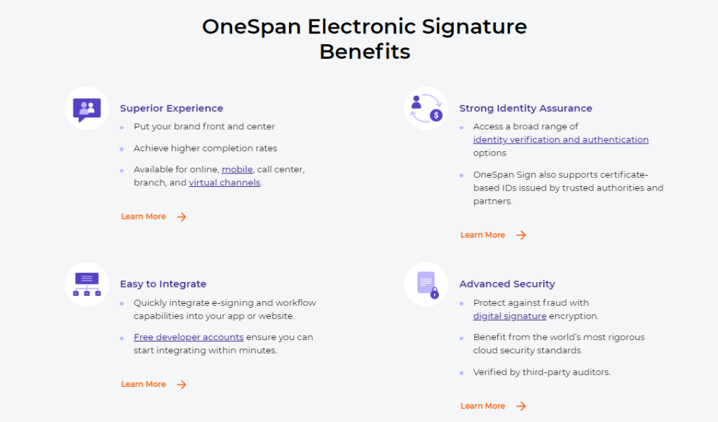 electronic signature onespan sign