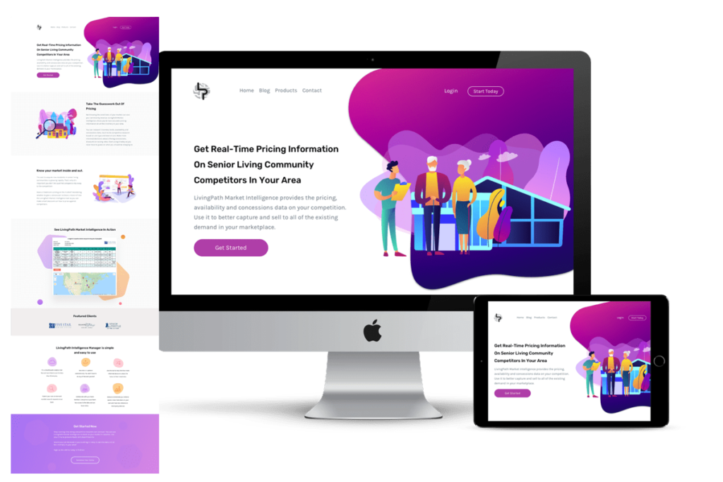 landing page online conversions