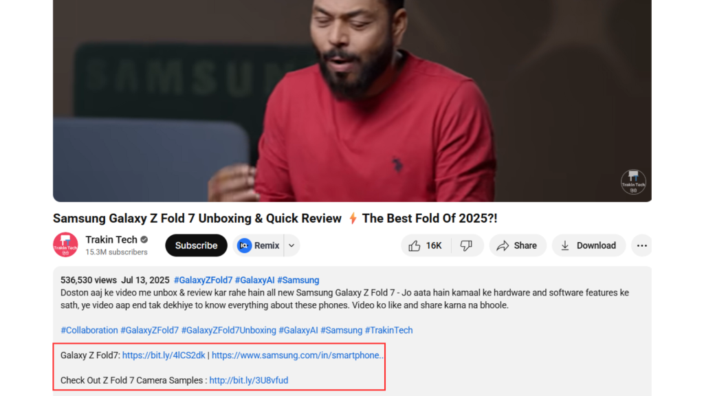 YouTube affiliate marketing 