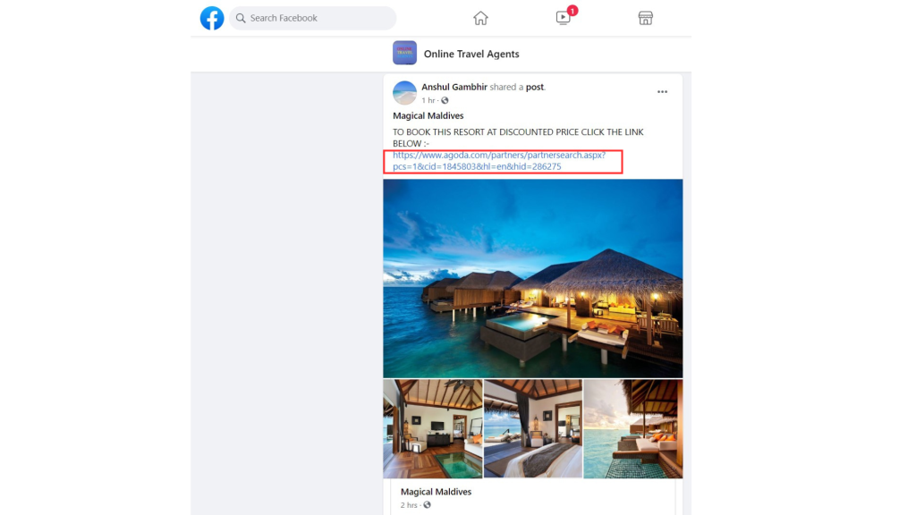 Facebook affiliate marketing