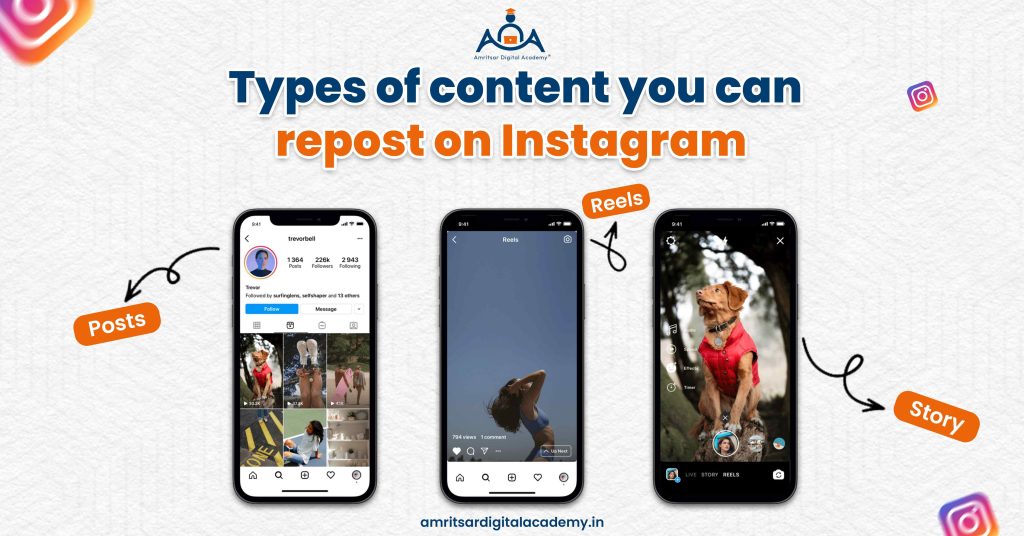 Types of Content you can repost on Instagram