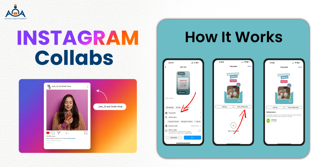 Instagram collab feature