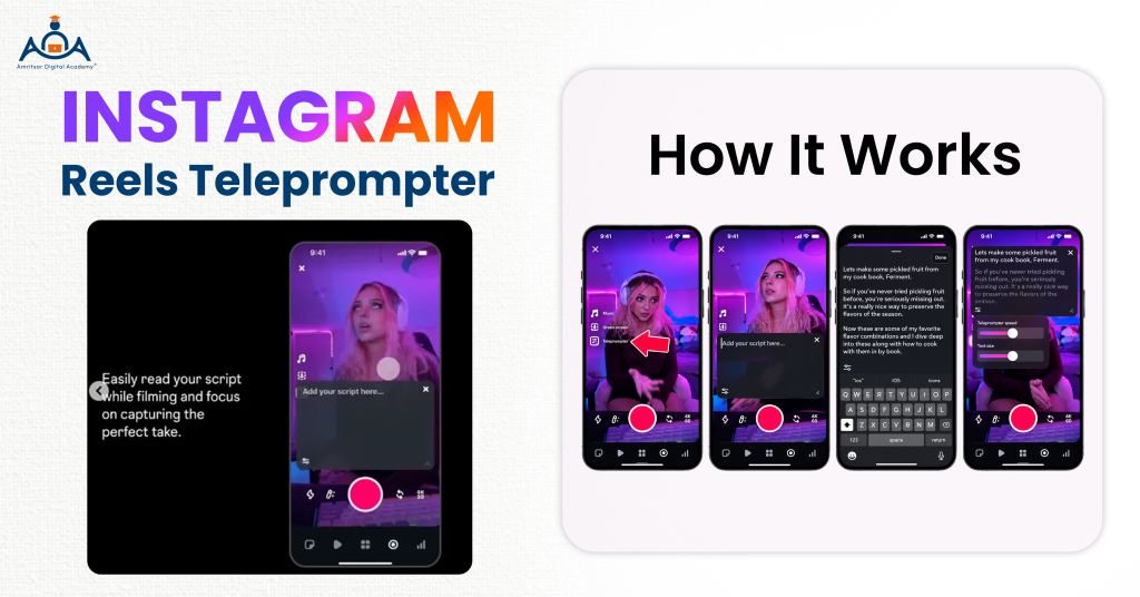 Instagram Reels Teleprompter