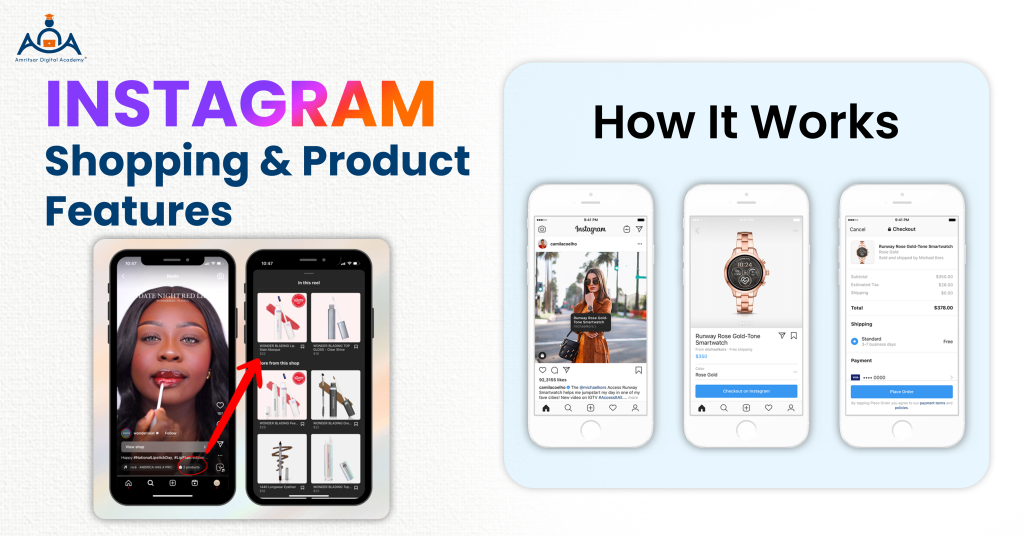 Instagram shopping features