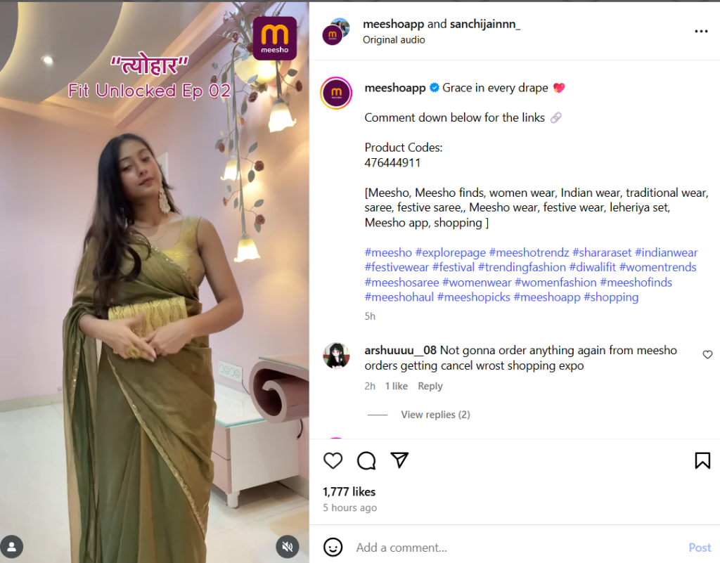 Meesho influencer marketing