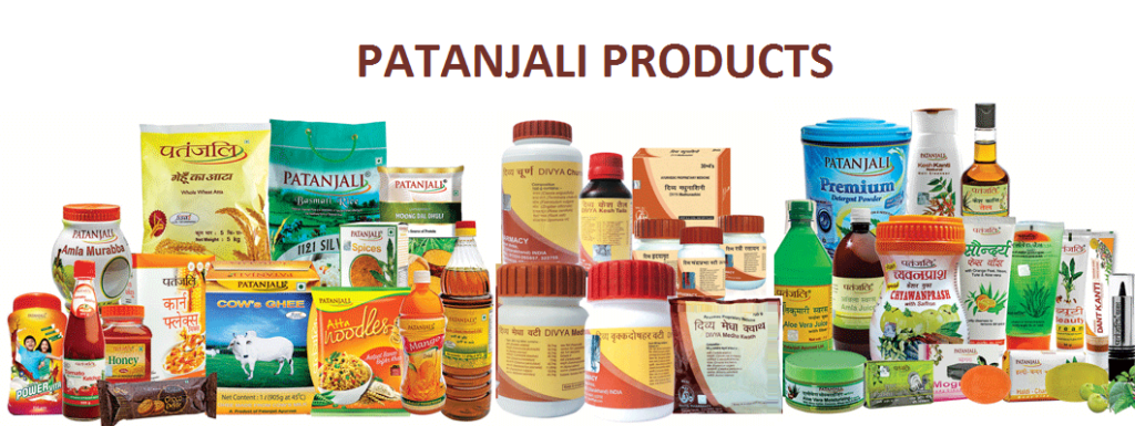 product mix of Patanjali