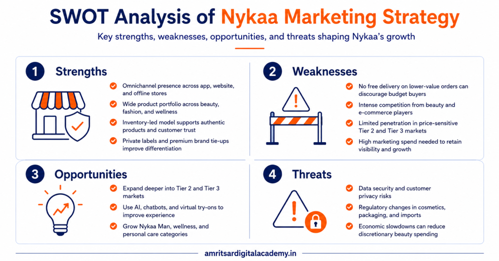 SWOT Analysis of Nykaa