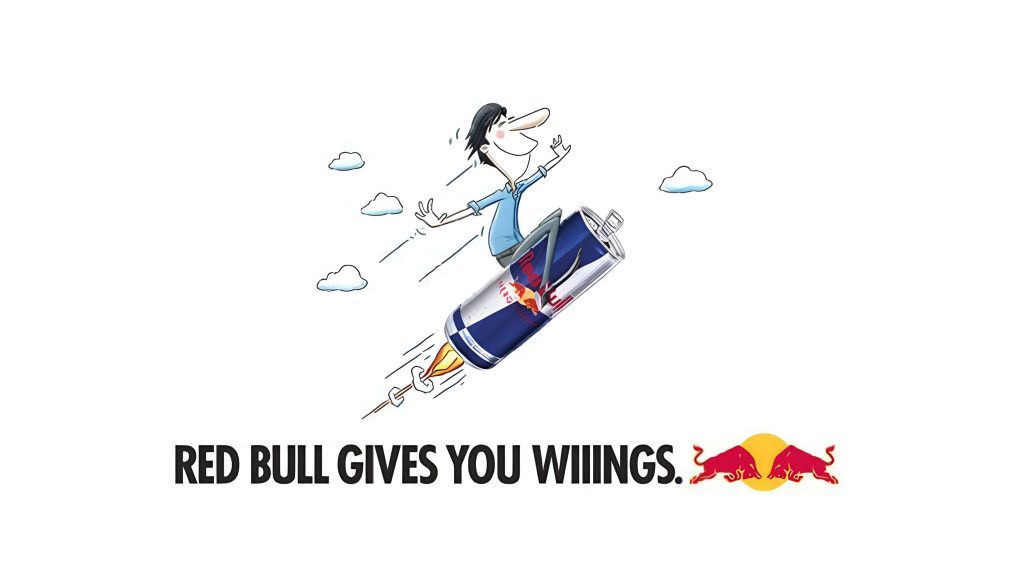 Red Bull's famous tagline is ‘Gives You Wings’