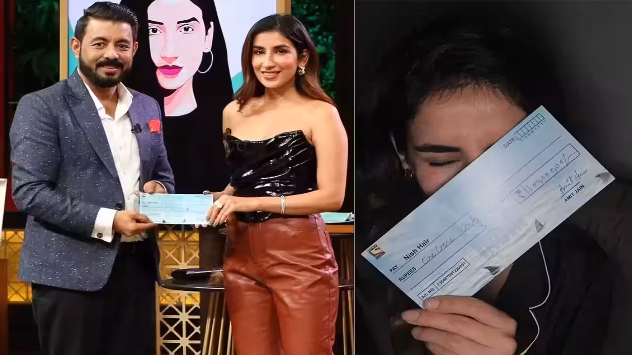 Nish Hair on Shark Tank India